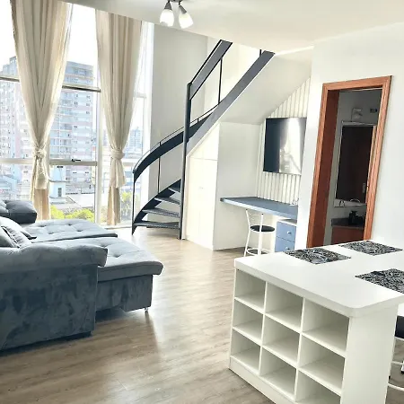 Saint Sebastian Flat 506 - Com Hidro! Ate 4 Pessoas, Duplex, No Centro Villa Jaragua do Sul Exterior photo